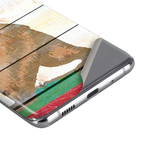 California Flag Light Wood Galaxy S20 Ultra 5G Skin