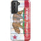 California Flag Light Wood Galaxy S21 5G Pro Case