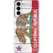 California Flag Light Wood Galaxy S21 5G Skin