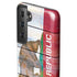 California Flag Light Wood Galaxy S21 FE Pro Case