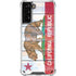 California Flag Light Wood Galaxy S21 Plus 5G Clear Case
