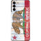 California Flag Light Wood Galaxy S21 Plus 5G Skin