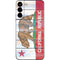 California Flag Light Wood Galaxy S22 Plus Skin