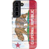 California Flag Light Wood Galaxy S22 Pro Case