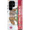 California Flag Light Wood Galaxy S22 Ultra Pro Case