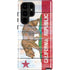 California Flag Light Wood Galaxy S22 Ultra Pro Case