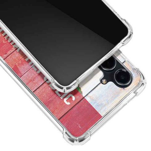 California Flag Light Wood Galaxy S23 FE Clear Case