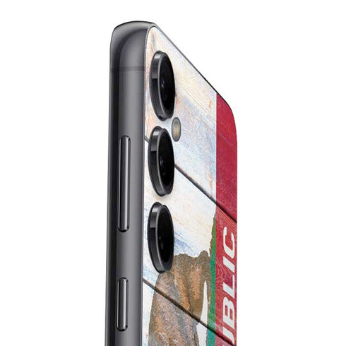 California Flag Light Wood Galaxy S23 FE Skin