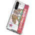 California Flag Light Wood Galaxy S23 Plus Clear Case