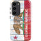 California Flag Light Wood Galaxy S23 Pro Case