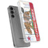 California Flag Light Wood Galaxy S24 Plus Clear Case