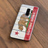 California Flag Light Wood Galaxy S9 Plus Skin