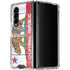 California Flag Light Wood Galaxy Z Fold4 5G Clear Case