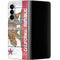 California Flag Light Wood Galaxy Z Fold4 5G Skin