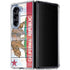 California Flag Light Wood Galaxy Z Fold5 5G Clear Case