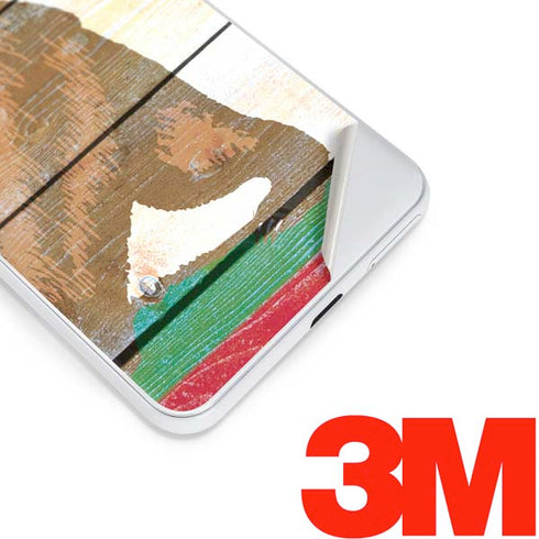 California Flag Light Wood Google Pixel 3 Skin