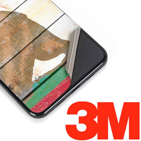California Flag Light Wood Google Pixel 3a Skin
