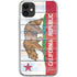 California Flag Light Wood iPhone 11 Clear Case