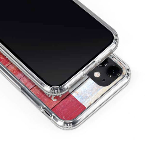 California Flag Light Wood iPhone 11 Clear Case
