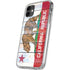 California Flag Light Wood iPhone 11 Clear Case