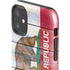 California Flag Light Wood iPhone 11 Impact Case