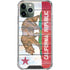 California Flag Light Wood iPhone 11 Pro Max Clear Case