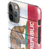 California Flag Light Wood iPhone 11 Pro Max Lite Case