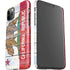 California Flag Light Wood iPhone 11 Pro Max Lite Case