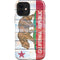 California Flag Light Wood iPhone 12 Impact Case