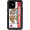 California Flag Light Wood iPhone 12 Mini Waterproof Case