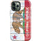 California Flag Light Wood iPhone 12 Pro Impact Case