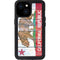 California Flag Light Wood iPhone 13 Mini Waterproof Case