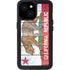 California Flag Light Wood iPhone 13 Mini Waterproof Case
