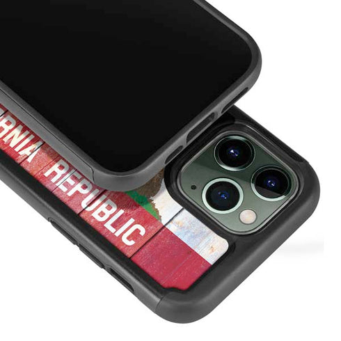 California Flag Light Wood iPhone 13 Pro Cargo Case