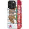 California Flag Light Wood iPhone 13 Pro Impact Case