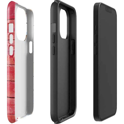California Flag Light Wood iPhone 14 Pro Impact Case