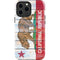 California Flag Light Wood iPhone 15 Pro Max Impact Case