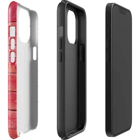 California Flag Light Wood iPhone 14 Pro Max Impact Case