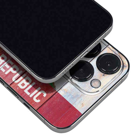 California Flag Light Wood iPhone 14 Pro Max Skin