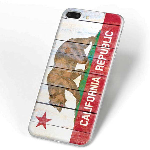 California Flag Light Wood iPhone 7 Plus Skin