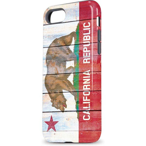 California Flag Light Wood iPhone 7 Pro Case