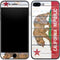 California Flag Light Wood iPhone 8 Plus Skin