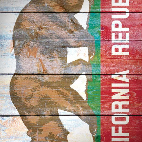 California Flag Light Wood iPhone X Pro Case