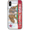 California Flag Light Wood iPhone X Skin