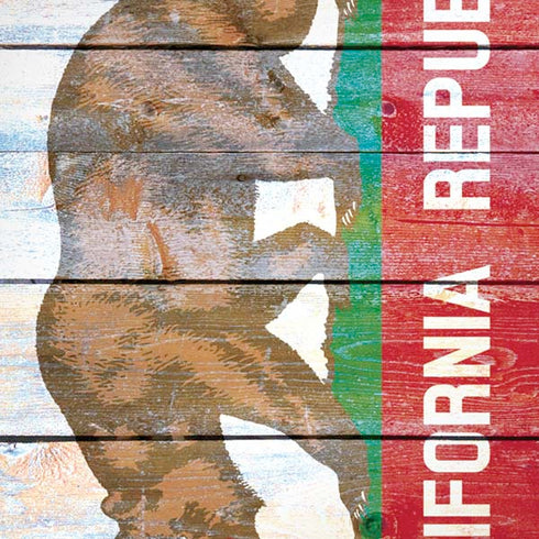 California Flag Light Wood iPhone XS Pro Case