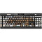 California Flag Light Wood K95 RGB PLATINUM Mechanical Gaming Keyboard Skin
