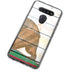 California Flag Light Wood LG K51/Q51 Clear Case