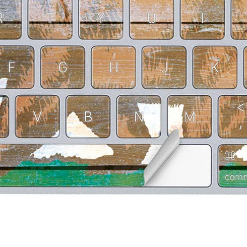 California Flag Light Wood Magic Keyboard Skin