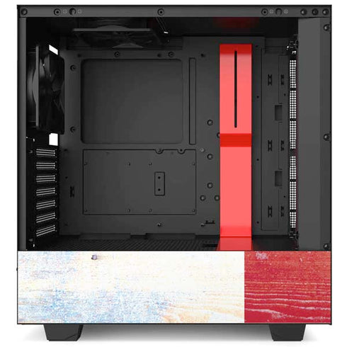 California Flag Light Wood NZXT H510 Compact ATX Mid-Tower Case Skin