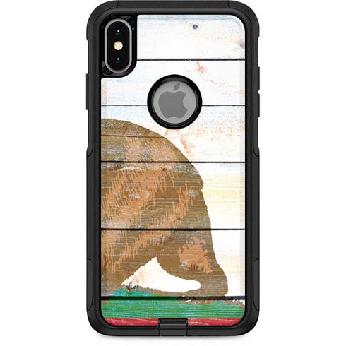 California Flag Light Wood Otterbox Commuter iPhone Skin